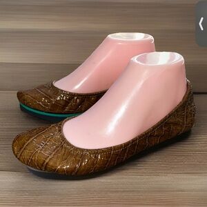 Womens Tieks Gavrieli Croc Sienna Patent Leather ballet Flats Sz 7